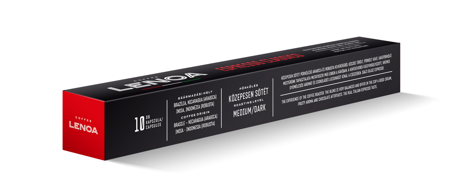 Coffee LENOA - ESPRESSO CLASSICO kávové kapsule 10 ks