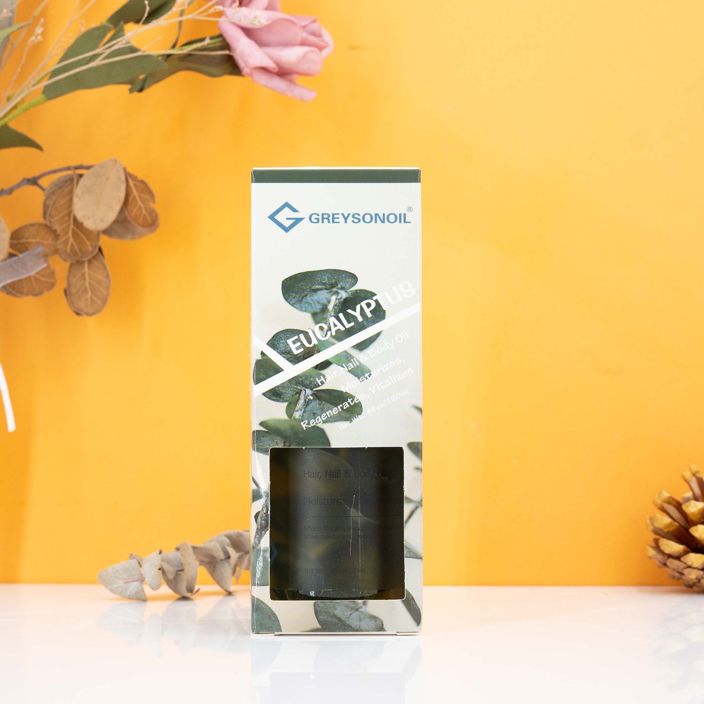 GREYSONOIL - Eukaliptusz 100%-ban természetes illóolaj + virágolaj,