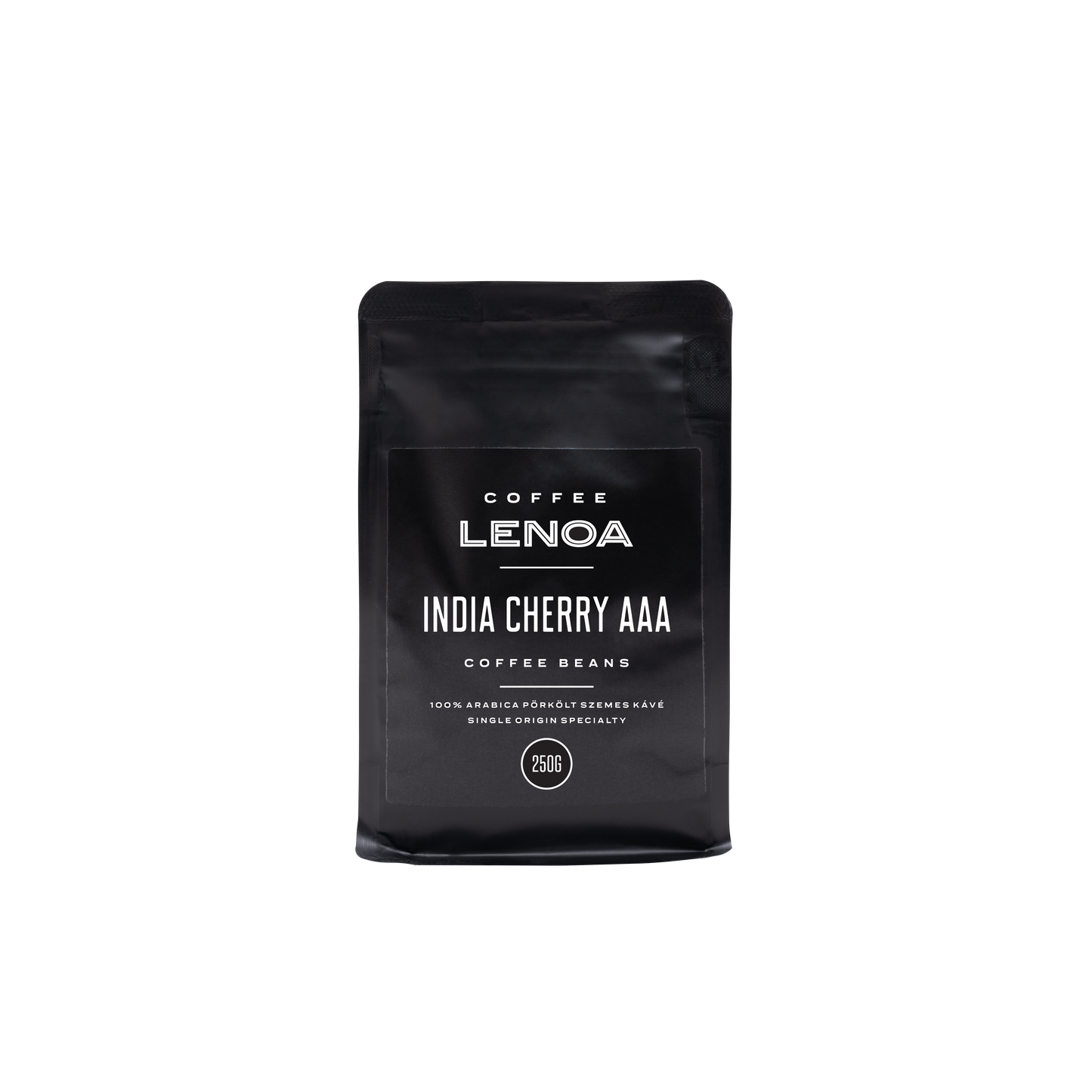 Coffee Lenoa India Cherry AAA - Zrnková Káva 250 g