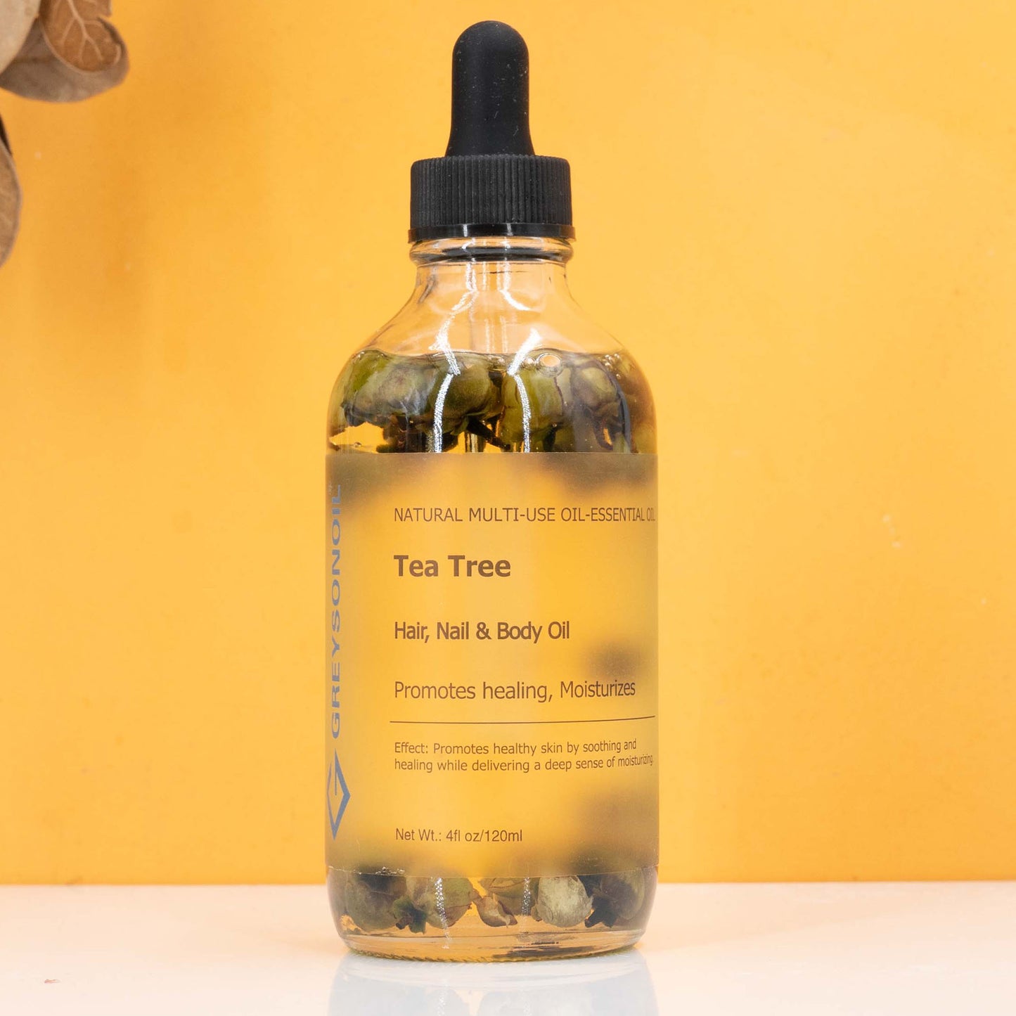GREYSONOIL - Tea tree 100% natural essential oil + flower oil